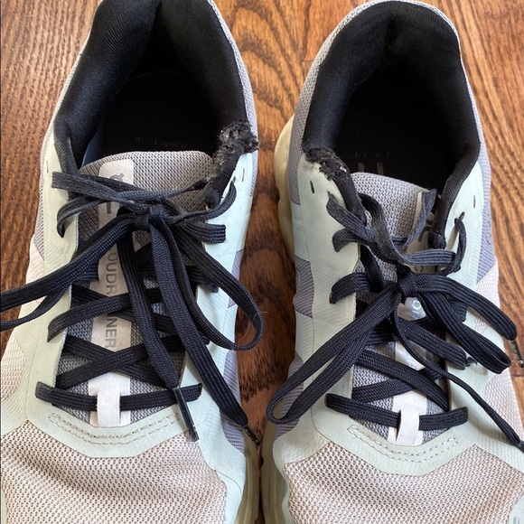 On Running Cloudrunner sneakers, size 8. Distressed areas shown in pictures - Picture 5 of 13